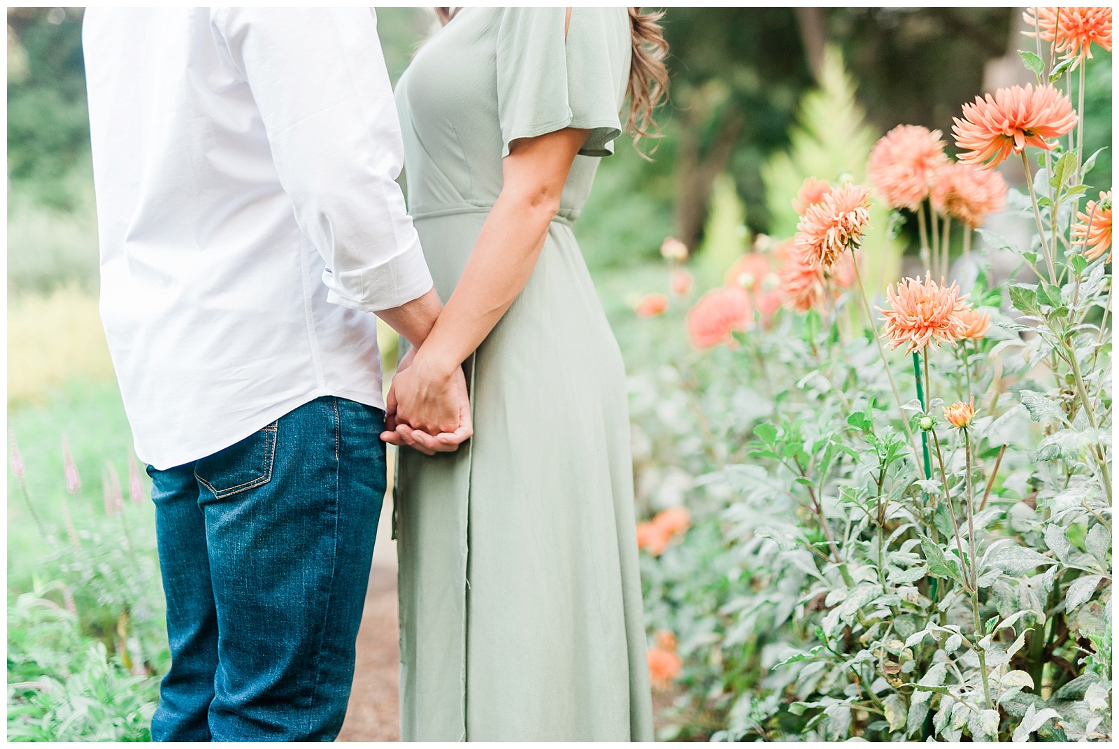 Gamble Garden Engagement Photo